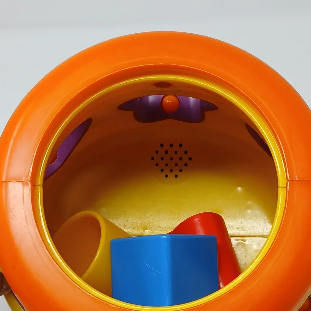 Works-Fisher Price Laugh & Learn Cookie Jar Shape Surprise 2005 Vintage Complete